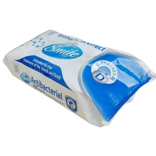 Servetele umede Smile Antibacterial, 60 buc. cumpăra în Chișinau