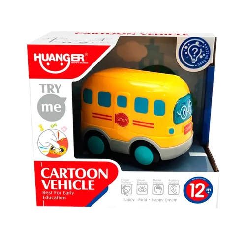 Машинка Huanger Carton Vehicle Yellow купить в Кишиневе