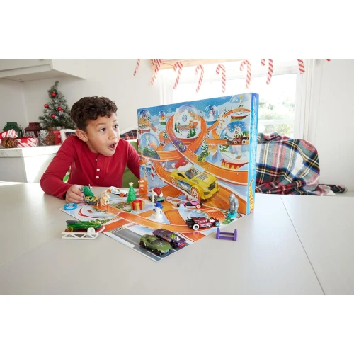 Set constructie Hot Wheels Calendar Advent, 24 elemente cumpăra în Chișinau