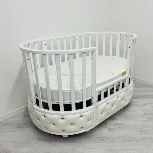 Детская кроватка Oliver Gabriella Elegance 6 в 1 Белая купить в Кишиневе