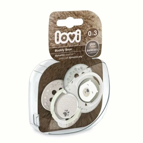 Suzetă dinamică din silicon Lovi Buddy Bear (0-3 luni), 2 buc. cumpăra în Chișinau