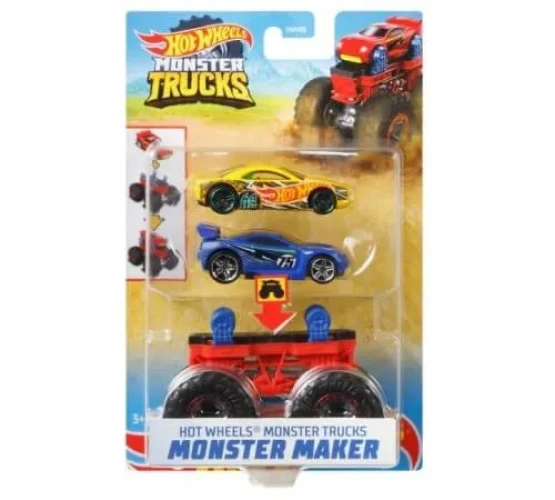 Set de 2 mașini Hot Wheels Monster Creator seria Monster Trucks in sort cumpăra în Chișinau