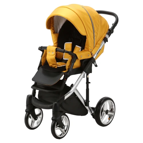 Коляска 2/1 Adamex Chantal Special Edition Yellow Black купить в Кишиневе
