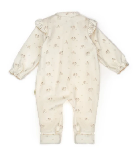 Комбинезон BabyCosy Velur Ivory (9-12М) купить в Кишиневе