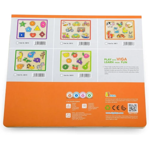 Puzzle Viga Fructe, 8 elemente cumpăra în Chișinau