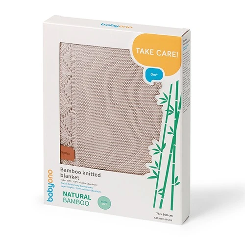 Одеяльце BabyOno Nature Bamboo Beige, 75x100 см купить в Кишиневе