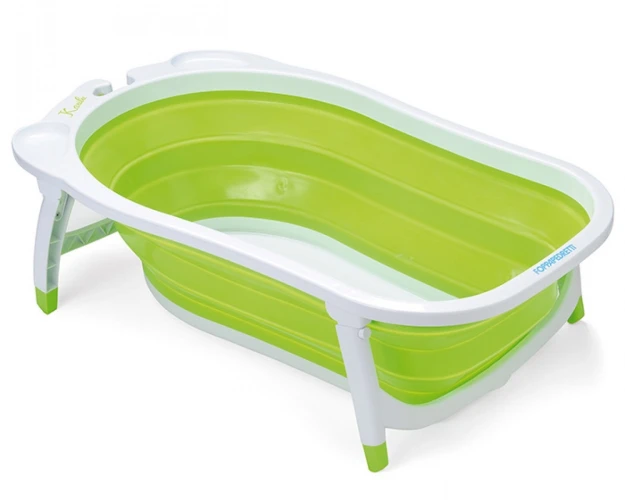 Cădiță pliabilă FoppaPedretti Soffietto Green cu scurgere, 81.5 cm cumpăra în Chișinau