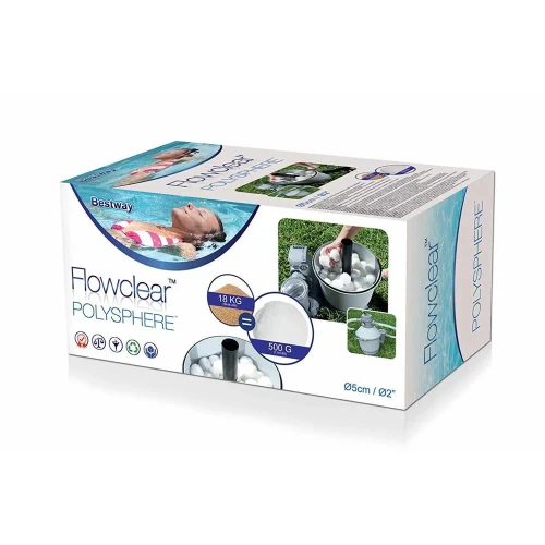 Material filtrant din polisferă Bestway Flowclear, 500 g cumpăra în Chișinau