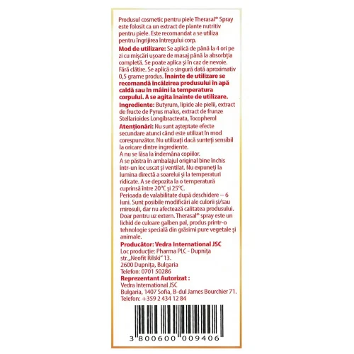 Spray Vedra Therasal, 15 ml cumpăra în Chișinau