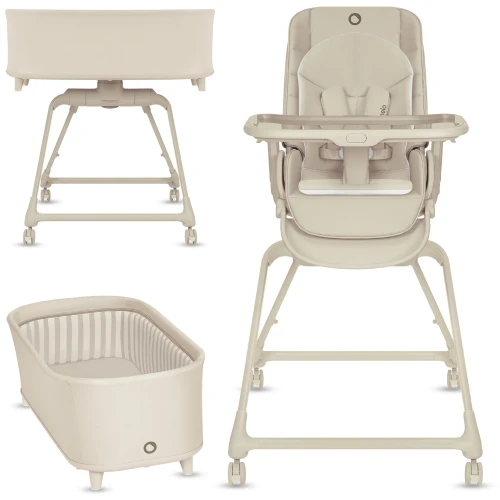 Patuc Co-sleeper + Scaun de masa 3 in 1 Lionelo Maddie Beige cumpăra în Chișinau