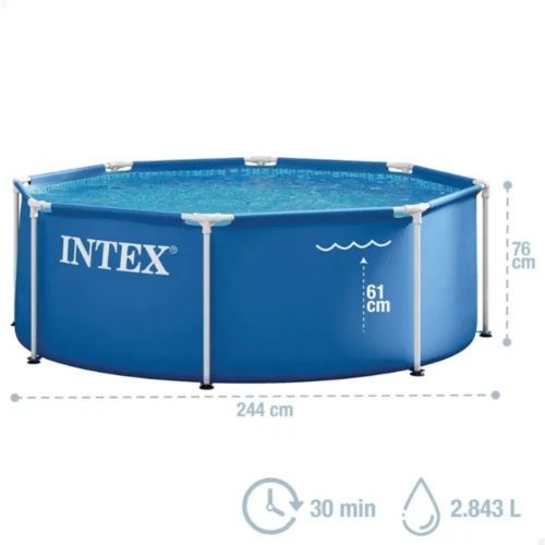 Бассейн для детей Intex Metal Frame Blue, 2843 литра купить в Кишиневе