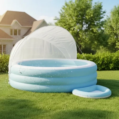 Бассейн для детей Intex Swim Center Canopy Lounge с навесом, 830 литров купить в Кишиневе