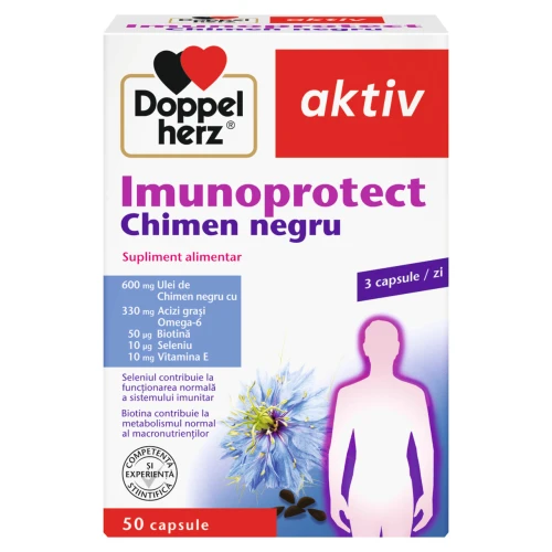 Supliment alimentar Imunoprotect cu Chimen Negru Doppelherz, 50 capsule cumpăra în Chișinau