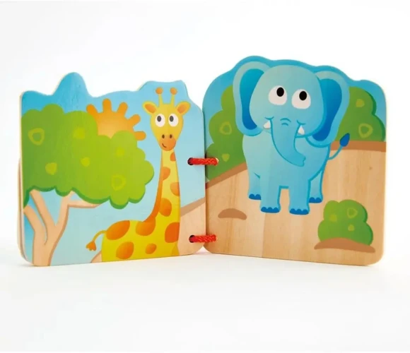 Развивающая книга Hape Baby's Wild Animal купить в Кишиневе