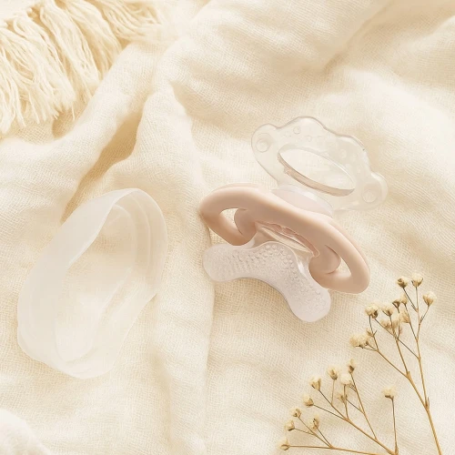 Прорезыватель для зубов BabyOno Two-Way Beige купить в Кишиневе