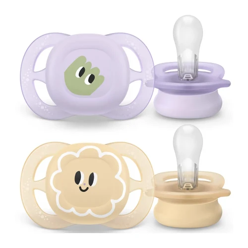 Ортодонтические силиконовые соски Philips Avent Start Sun (0–2 мес.), 2 шт. купить в Кишиневе