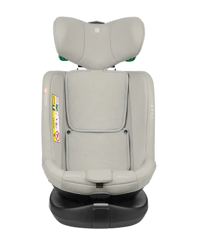 Автокресло 40-150 см (i-Size) Isofix KikkaBoo i-Round Light Grey, поворотное 360 купить в Кишиневе