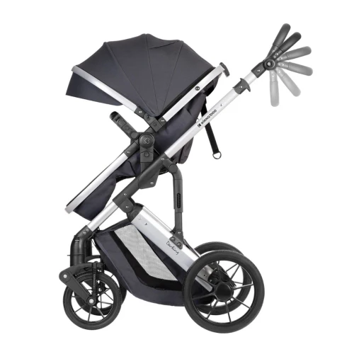 Коляска 3 в 1 KikkaBoo Darling Dark Grey купить в Кишиневе
