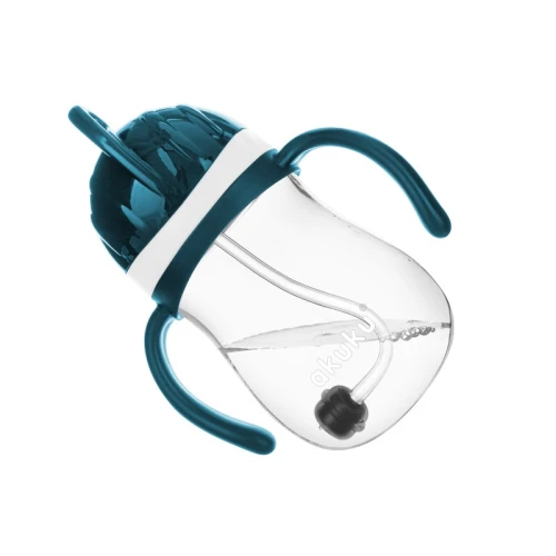 Cana cu pai Akuku Blue (9 luni +), 280 ml cumpăra în Chișinau