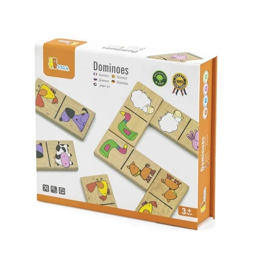 Joc de masă Viga Dominoes Animals cumpăra în Chișinau