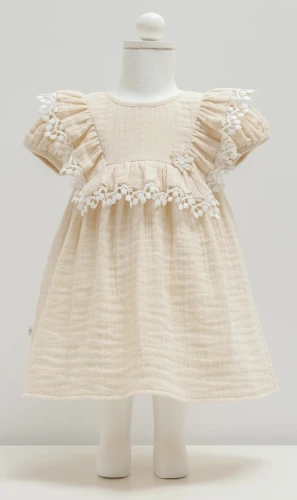 Платье с коротким рукавом Caramell Smile Beige (12-18М) купить в Кишиневе