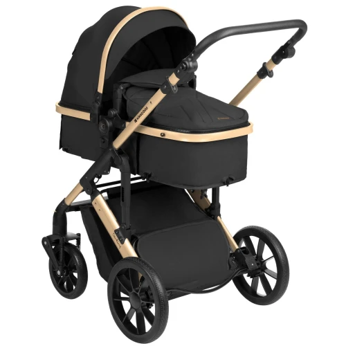 Коляска 3 в 1 KikkaBoo Darling Black купить в Кишиневе