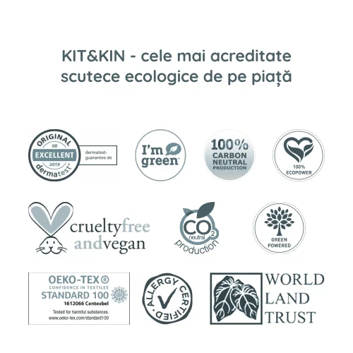 Подгузники eco гипоаллергенный Kit&Kin 1 (2-5 кг), 38 шт. купить в Кишиневе