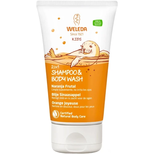 Sampon si gel de dus pentru copii Weleda Fruity Orange, 150 ml cumpăra în Chișinau