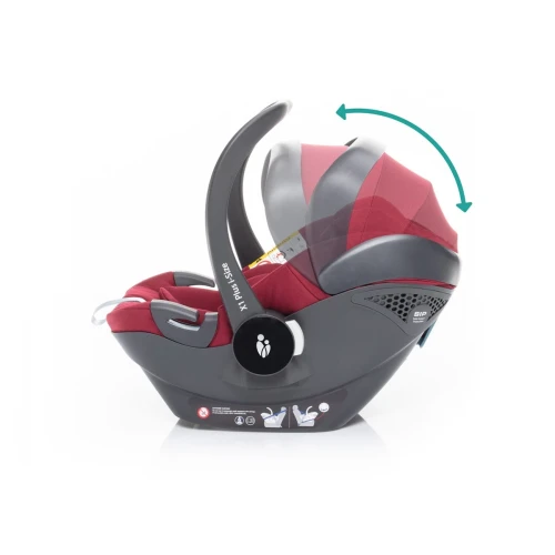 Scoica auto 0-13 kg i-Size ZOPA X1 Plus Bordo Red cumpăra în Chișinau