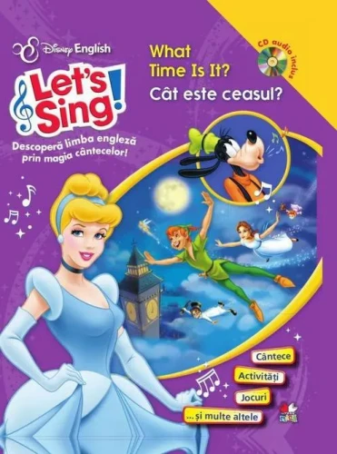 Книга Который час? Let's Sing! - Disney English +CD купить в Кишиневе