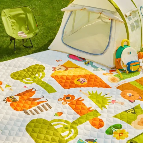 Детский коврик Mideer Camp Party, 200×200 см купить в Кишиневе