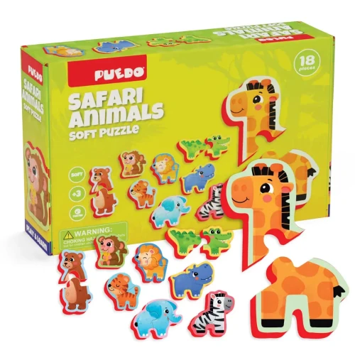 Развивающий пазл Puedo Safari, 18 элементов купить в Кишиневе