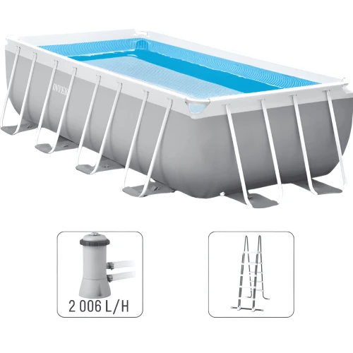 Bazin pentru copii Intex Prism Frame Rectangular + pompă de filtrare 2006 l/h, 6836 litri cumpăra în Chișinau