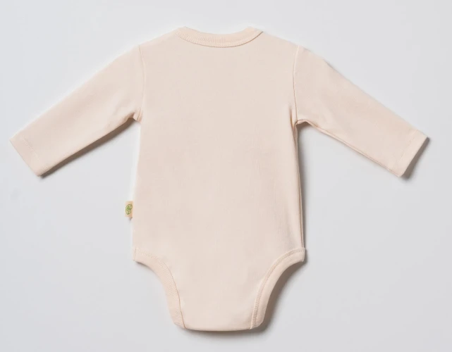 Body cu mânecă lungă BabyCosy Ecru & Green, 2 buc. (3-6L) cumpăra în Chișinau