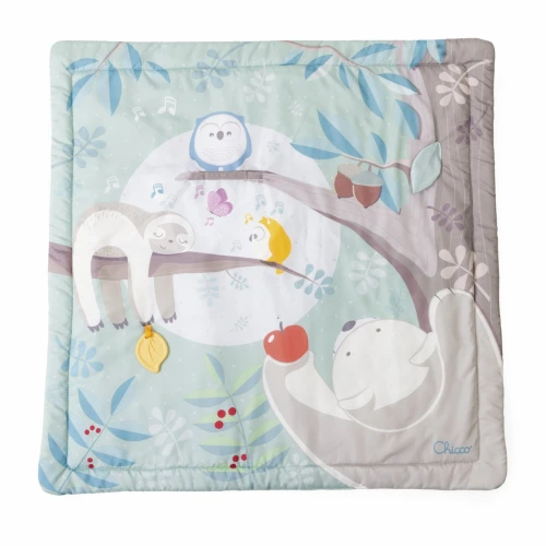 Детский коврик Chicco 2 в 1 Owl Green, 80x80x3 см купить в Кишиневе