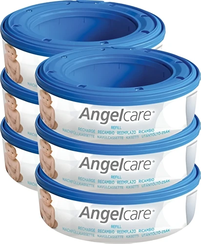Сменные круглые кассеты для контейнера для подгузников AngelCare Classic, 6 шт. купить в Кишиневе