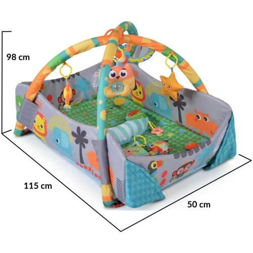 Covoraș pentru copii Moni Oasis Green, 115x98x50 cm cumpăra în Chișinau