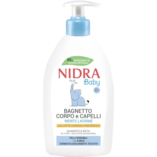 Gel de duș și șampon pentru copii Nidra Baby, 400+100 ml cumpăra în Chișinau