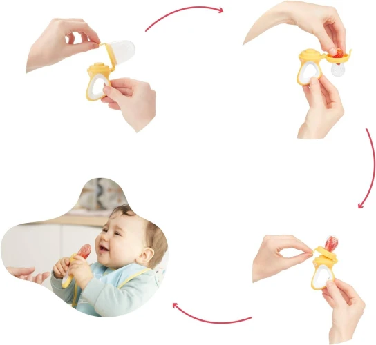 Nibler din silicon Badabulle, 3 buc. cumpăra în Chișinau