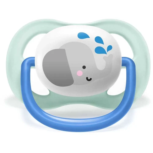 Ортодонтические силиконовые соски Philips Avent Air Boy Animal Green&Blue (0-6 мес.), 2 шт. купить в Кишиневе