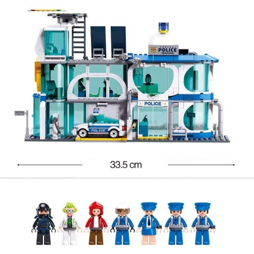 Set constructie Sluban Metropolis Police, 686 elemente cumpăra în Chișinau