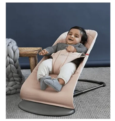 Кресло-шезлонг BabyBjorn Bliss Old Rose, хлопок купить в Кишиневе