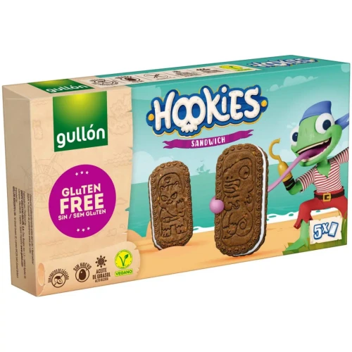 Biscuiti Gullon Hookies Sandwich fara gluten (12 luni+), 230 g cumpăra în Chișinau