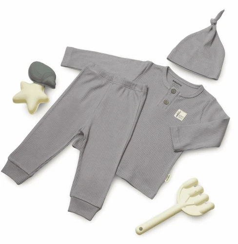 Комплект из 3 штук BabyCosy Bamboo Grey (9-12М) купить в Кишиневе