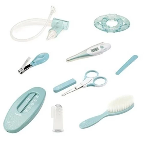 Set pentru îngrijirea bebelușului Babymoov Grooming Set Aqua, 9 piese cumpăra în Chișinau