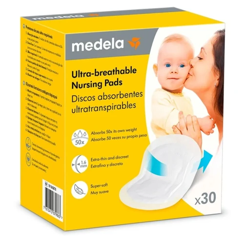 Прокладки для груди Medela Ultratranspirables, 30 шт. купить в Кишиневе