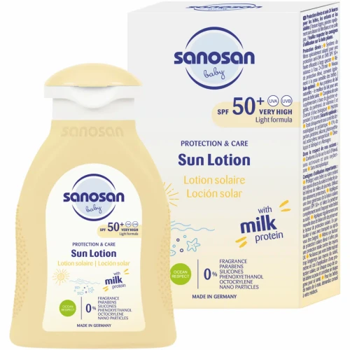 Солнцезащитный лосьон Sanosan Baby SPF50+, 100 мл купить в Кишиневе