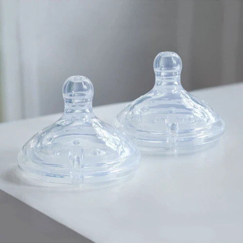 Tetină din silicon Nuby flux mediu 3 luni+ 2 buc cumpăra în Chișinau