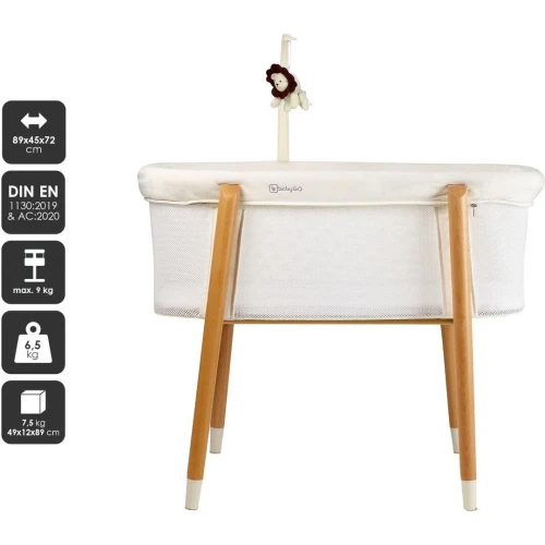 Детская кроватка BabyGo Sleepgood Mesh White купить в Кишиневе