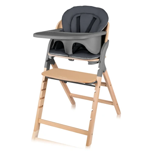 Стул для кормления 3 в 1 Lionelo Megan Grey Wood купить в Кишиневе